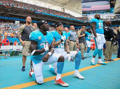 Several NFL Players Protested During National Anthem, So You Know Who Didn't Like It and Tweeted About It