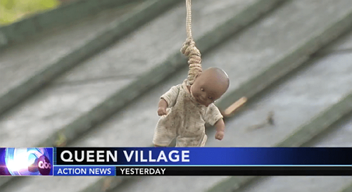 Boys Accused of Hanging Black Doll from Noose in Philadelphia Park Allegedly ‘Didn’t Understand Racial Implications’ Boys Accused of Hanging Black Doll from Noose in Philadelphia Park Allegedly ‘Didn’t Understand Racial Implications’